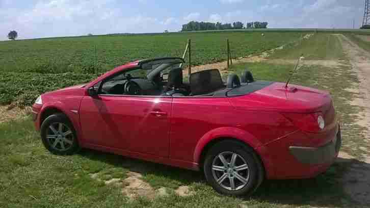 Megane Cabrio 1, 6 in rot Bj. 08.2006, 1. Hd.,