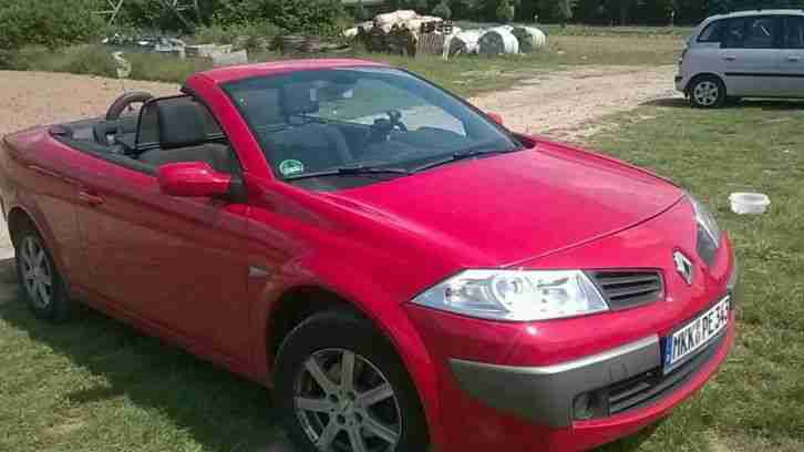 Renault Megane Cabrio 1,6 in rot Bj. 08.2006, 1. Hd., TÜV bis Ende 2015