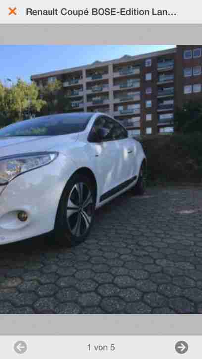 Renault Megane Coupé Bose Edition