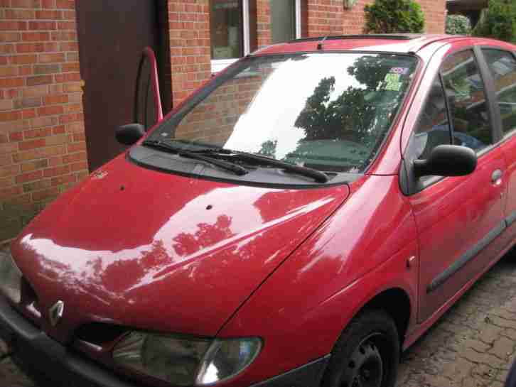 Renault Megane Scenic Rot 2 Schiebedächer