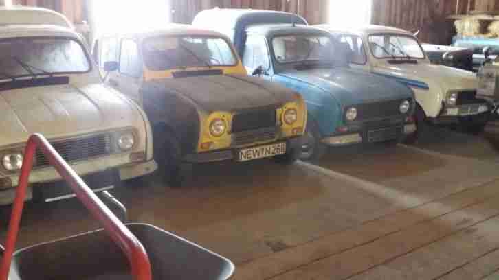 Renault R 4 Oldtimer, Konvolut und viele Teile