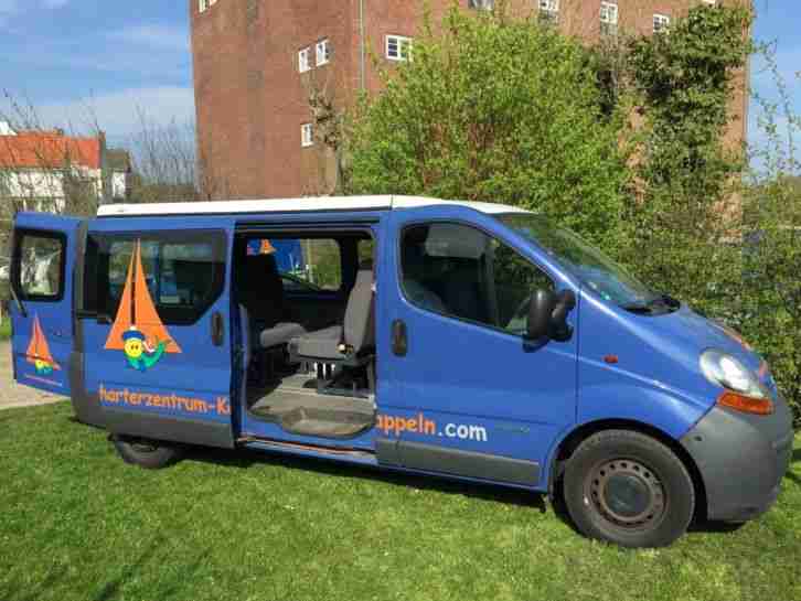 Renault Trafic L2H1, Hubdach, Klappbänke, semi Camper, AHK, Standheizung