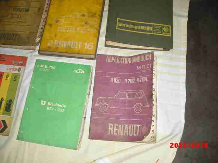Renault Werkstattbücher