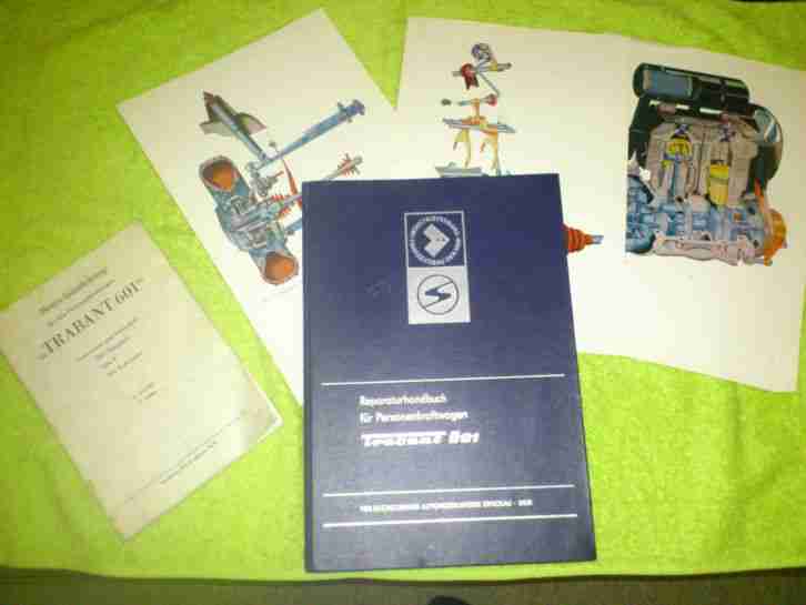 Reparaturhandbuch für Trabant 601 KG 3/24/76 + Extra