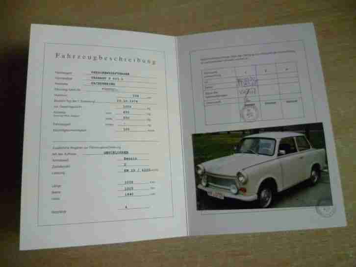 Restaurierter Trabant 601, TOP Zustand