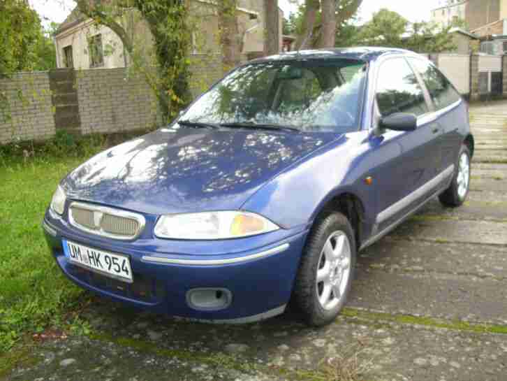 Rover 200 Young, 214i, EZ 12 1999, 3türig, HU AU 02 2021, blau