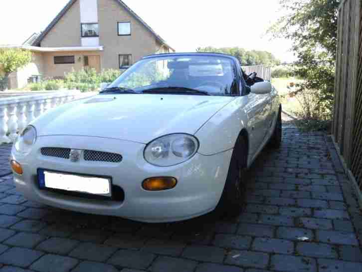 Rover MG MGF Weiß Cabrio Leder Alufelgen Windschott