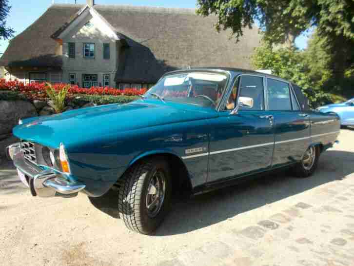 Rover P6 3500S Corsica blau Leder beige EZ 1971