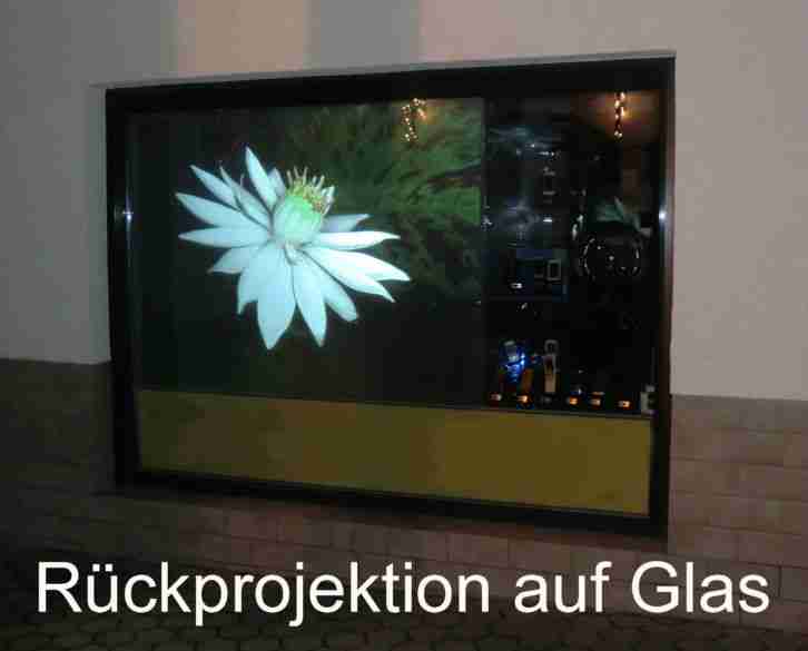 Rückprojektionsfolie für riesigen Bildschirm auf Glas