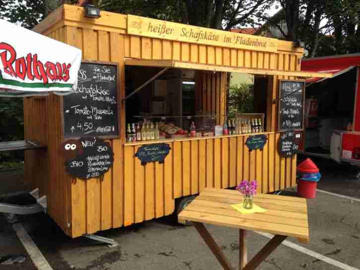 Rustikaler Imbiss imbisswagen imbissanhänger verkaufsanhänger mobiler Imbiss