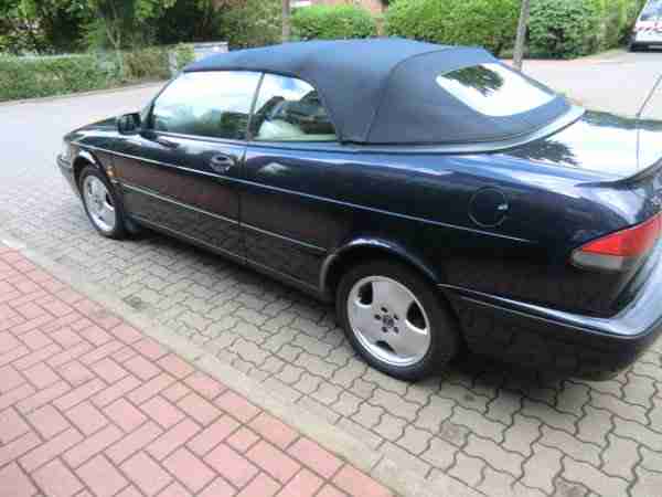 SAAB 9-3 2.0t Cabrio SE, blau, 154 PS