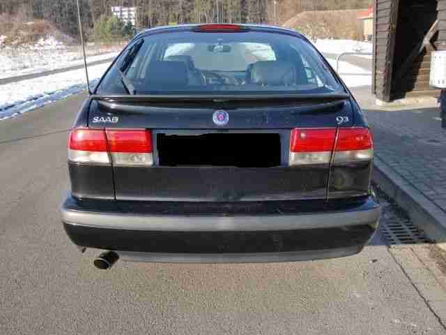 SAAB 9-3 Turbo sehr selten Rennwagen 185 PS - schwarz Leder 5Türen - 98 'er