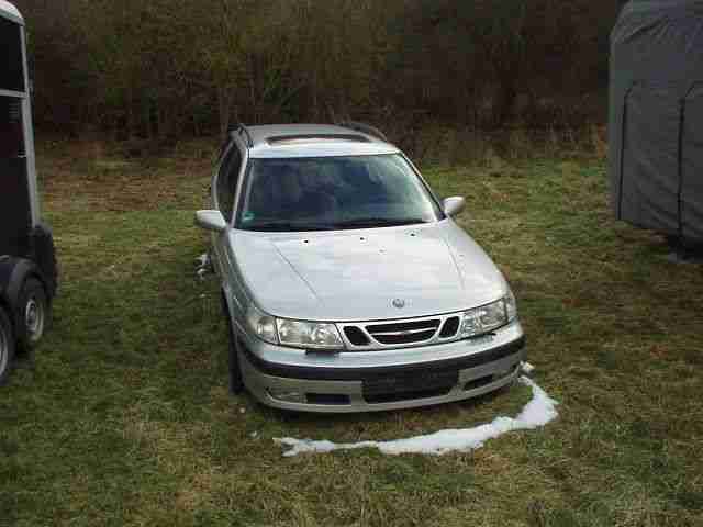 SAAB 9-5 KOMBI TOP GEFLEGT VOLLAUSSTATTUNG MOTORSCHADEN