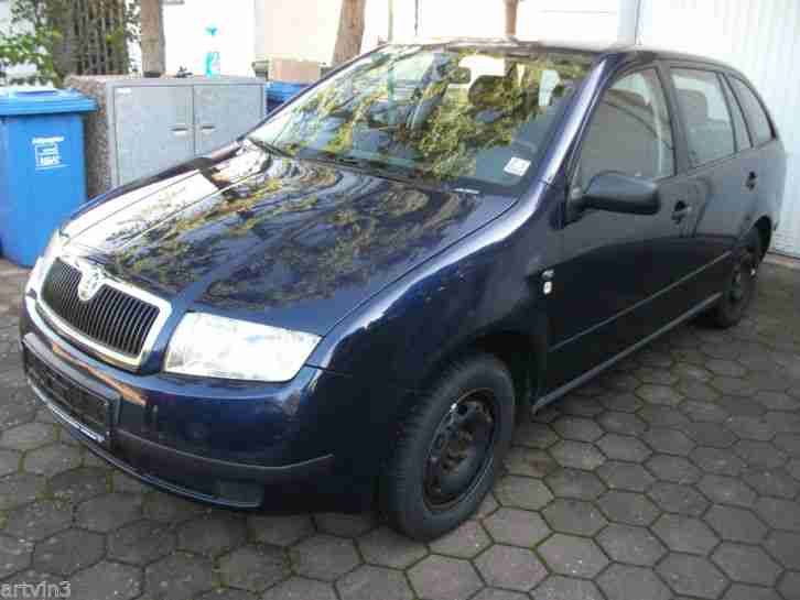 SKODA FABIA KOMBI 1,4 MPI 68 PS ; 116323 km ; TÜV neu , Winterreifen neu , usw..