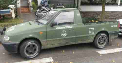 SKODA Pickup Felicia 1.3 RatLook Offroad Militär Army Bundeswehr