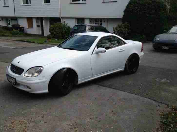 SLK 320 R170 V6 Tuning weiß matt