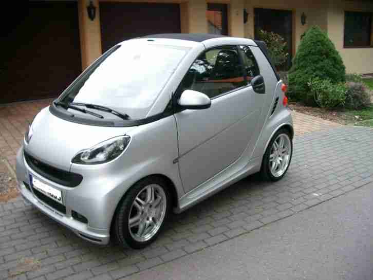 SMART BRABUS Cabrio exclusive 451 matt silber - Grosse Menge von Smart