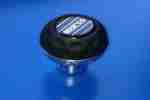 SPARCO Knauf in Golfball Look Leder Knauf Chrom Knob