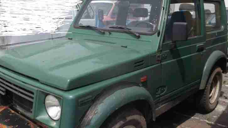 SUZUKI SJ SAMURAI BJ 91 VOLFAHRBEREIT MIT ANHANGERKUPPLUNG