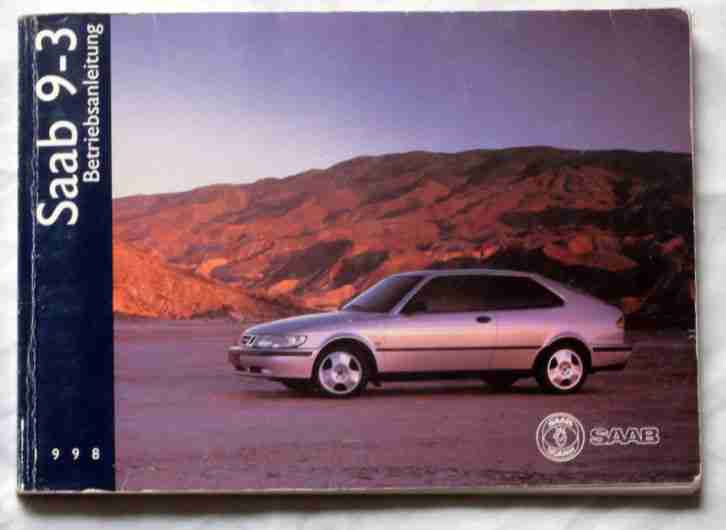 Saab 9-3 Betriebsanleitung von 1997
