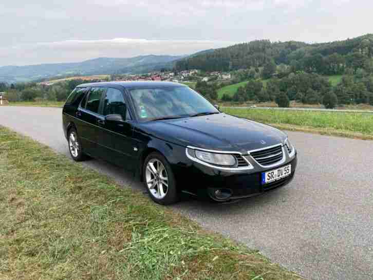 Saab 9-5 2.3 Turbo Aero Sportcombi Chrombrille Facelift 06 Y3SE selten Ersthand