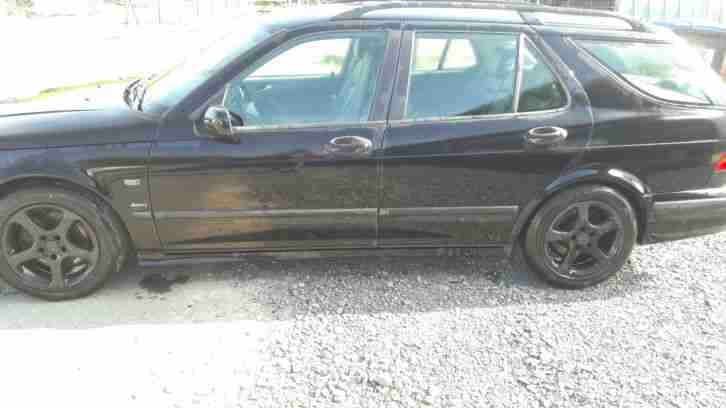 Saab 9-5 AERO Kombi Automatik/Leder/Klima Schwarz