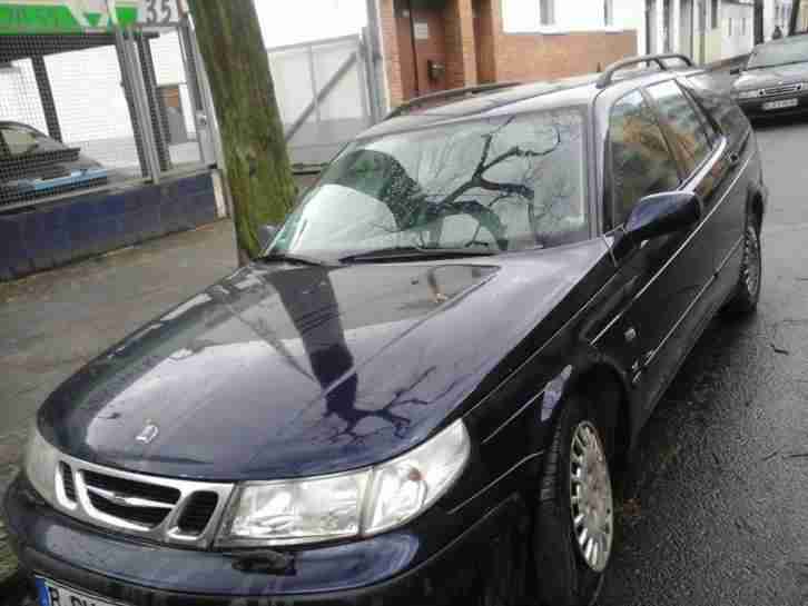 Saab 9-5 Kombi, Bj.2001 in d.blau, Leder, schönes Fahrzeug - TÜV: 07/2017