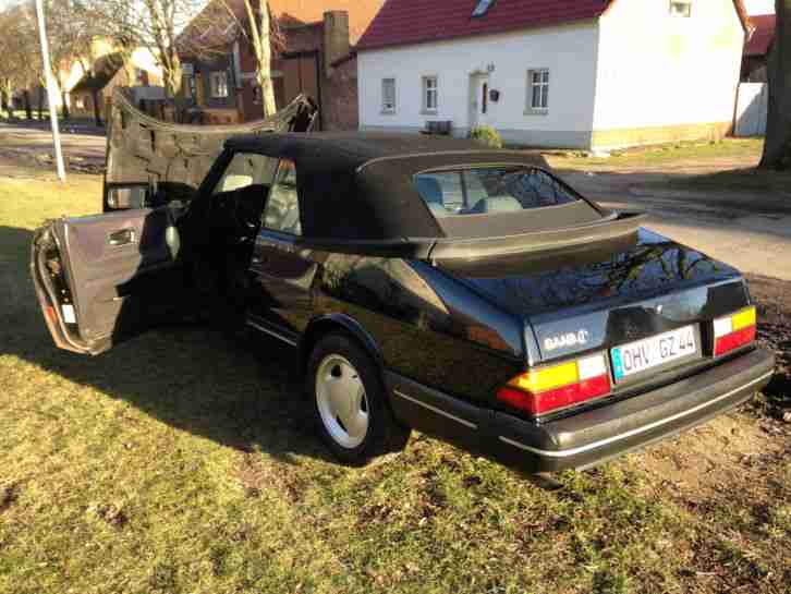 Saab 900 Cabrio, Bj. 4/91, HU 3/15 mit 455000 km an Bastler abzugeben