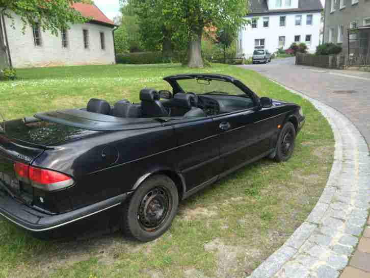 900 II Cabrio Turbo 2, 0 schwarz, Leder , Tüv AU