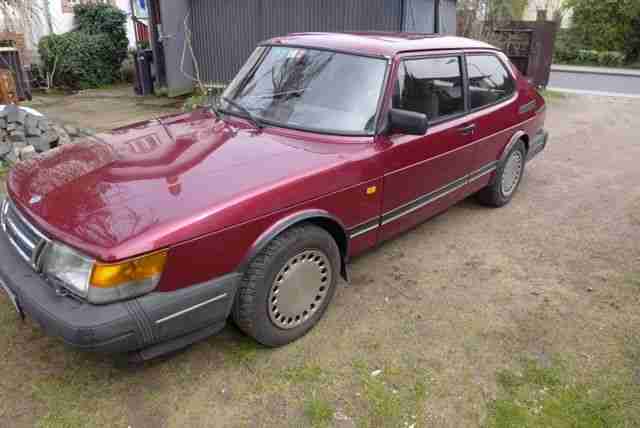 Saab 900 S Turbo TÜV 2017 Weinrot Youngtimer Klassiker 141 PS