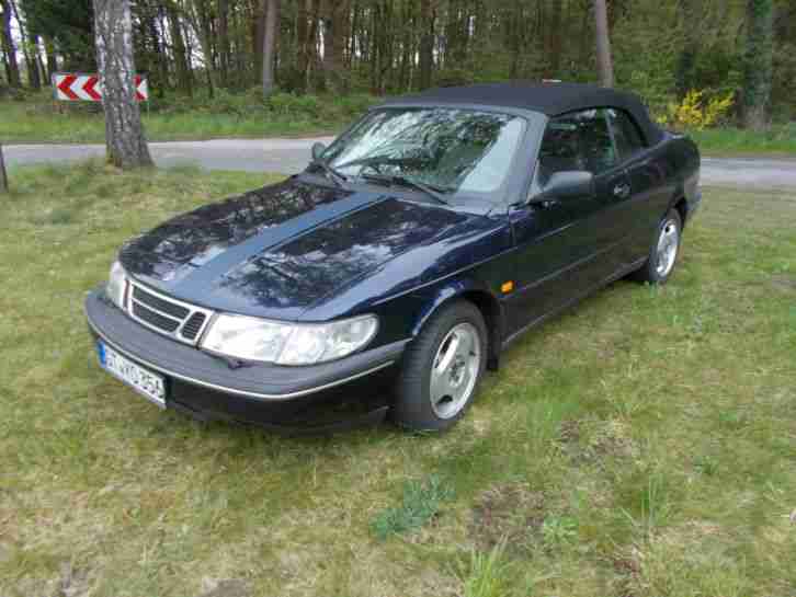 Saab 900 SE Cabrio TÜV neu Scheckheft guter Zustand Dach Manuell