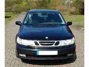 Saab 93 Baujahr 1998 schwarz Lederausstattung Diesel Euro 2