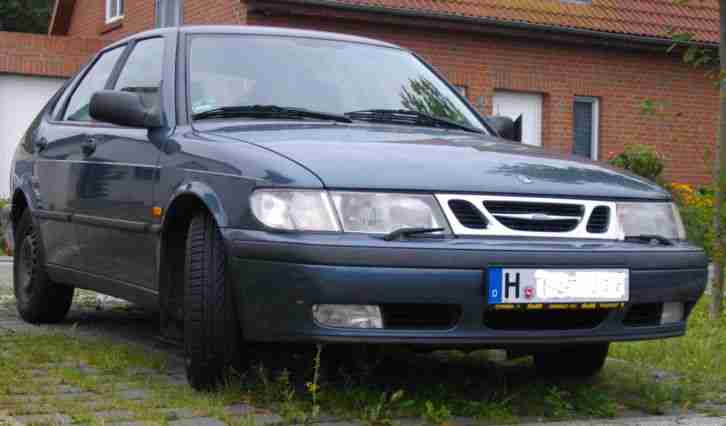 Saab SE 9 3 113 kW 154 PS Bj. 1998 frost grau 5 türer Leder Klima Bastler