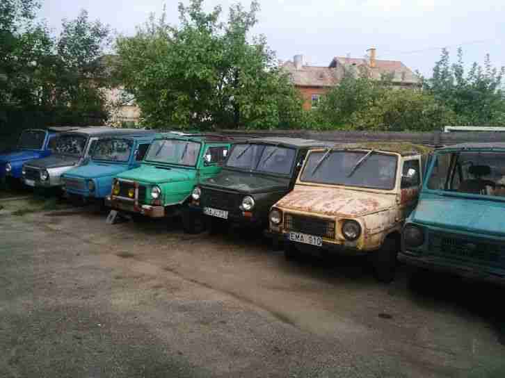 Sammlung 7x LUAZ 969M 969 4x4 L UAZ GAZ