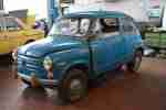 Scheunenfund FIAT 600 S.p.A.TURIN Bj.1960 mit Brief und