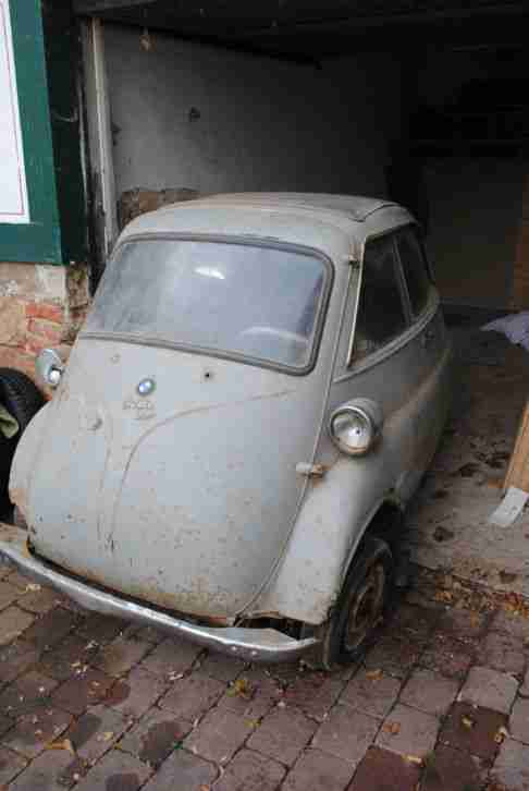 Scheunenfund Garagenfund BMW Isetta original Landespolizei Niedersachsen !