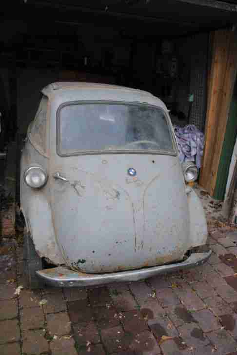 Scheunenfund Garagenfund BMW Isetta original Landespolizei Niedersachsen !
