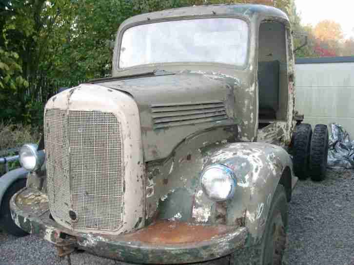 Scheunenfund Oldtimer LKW Mercedes Benz L 3500 Allrad