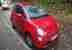 Schöner roter Fiat 500