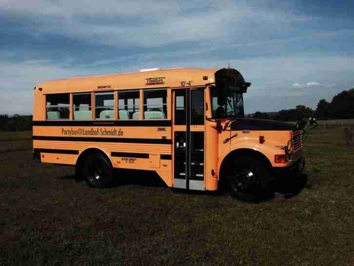 School Bus Partybus mit 15 Sitzplätzen u TÜV - Die besten ...