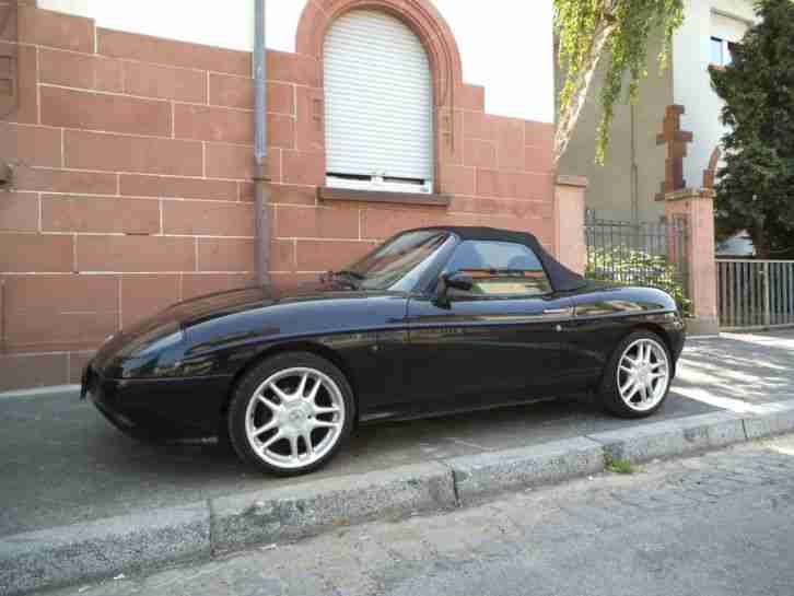 Schwarzer Fiat Barchetta mit Stoffverdeck! Nur
