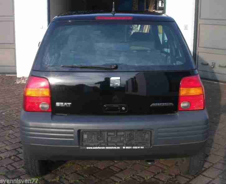 Seat Arosa, schwarz, 1998, 1,0, 37kW, Bastlerfahrzeug, 08/2015