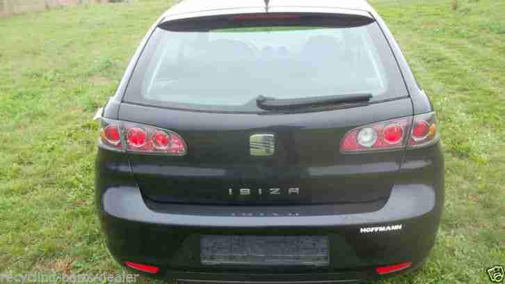 Seat Ibiza 1.4 Baujahr 2006 schwarz 3-türig nur 82038 Km TÜV neu Winterräder