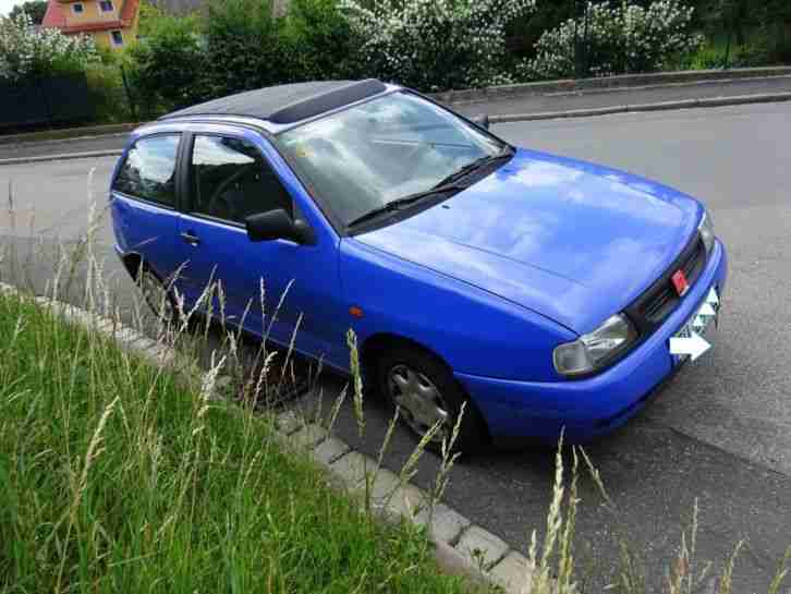 Seat Ibiza 187 tKM TÜV 11/19 el. Faltdach 1,4l 44KW 3-Türig el.spiegel, El. FH,