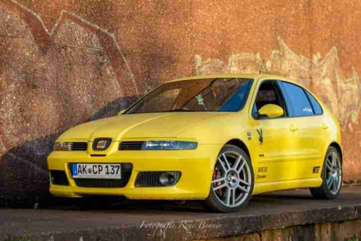 Leon Cupra R in Gelb