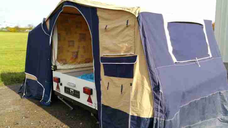Sehr großer Faltcaravan Trigano Vendome, Baujahr 2003, nur 650kg, f.bis 8 Pers.
