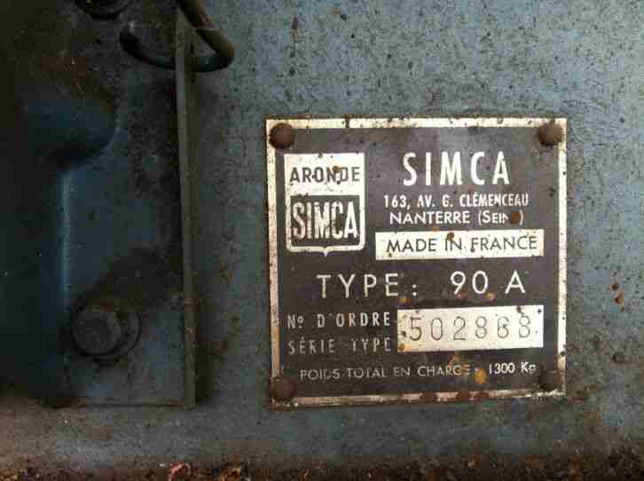 Simca Aronde, Bj 1956, 1.Hand, Scheunenfund