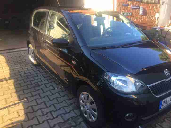 Skoda Citigo 2012 schwarz, TOP gepflegt, 4-Türer, gute Ausstattung, 137700 km