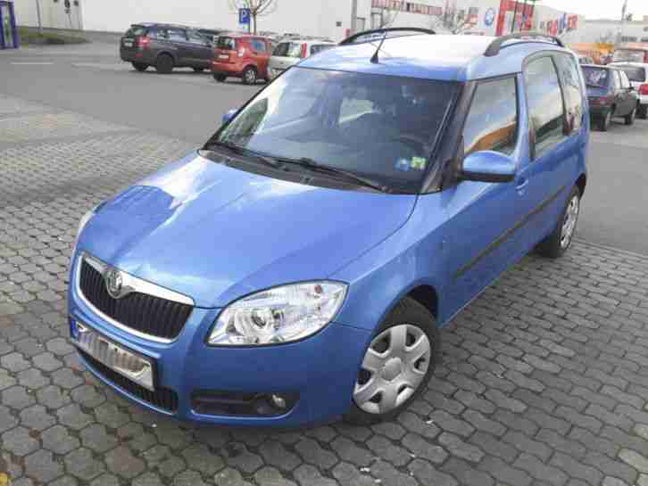 Skoda Roomster 1.4 TDI Style - HU 11/18 - Tempomat - Klima - blau - v. privat