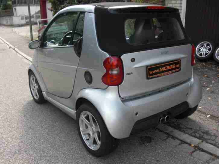 Smart Brabus Cabrio Leder,Klima SHZ,Servo 60000km 8-Fach Alu KD-Tüv-AU neu